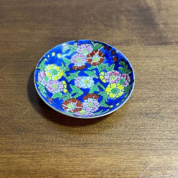 Butter Pat by Chadwick Miller in Japan Mini Dish Small Plate CMI Blue 3.5" - Picture 2 of 5
